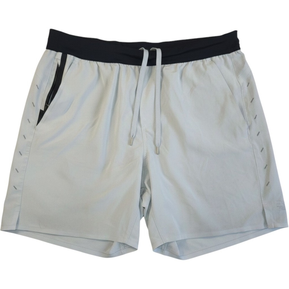 Ten Thousand The Interval Short 7 Inch Light Gray Black Mens Large TTSH002V3